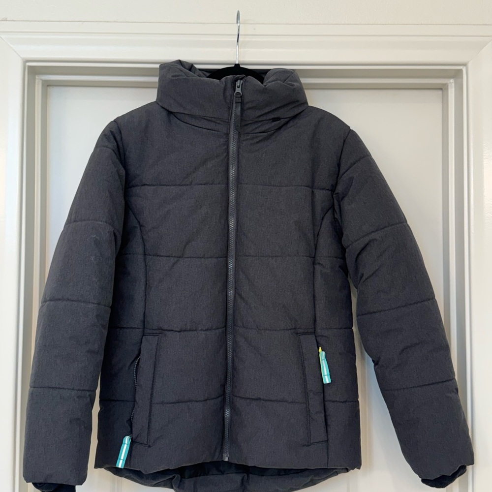 All in Motion Charcoal Puffer Jacket